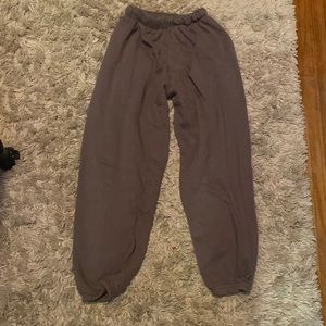 Grey sweatpants